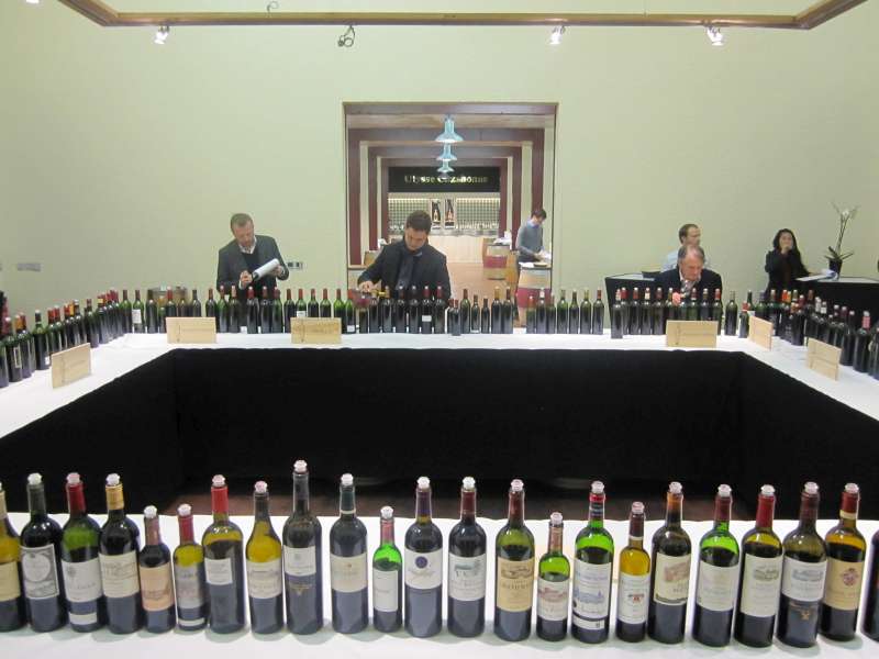 Mark Ross, Harry Palmer and Derek Smedley tasting through the 2014 vintage